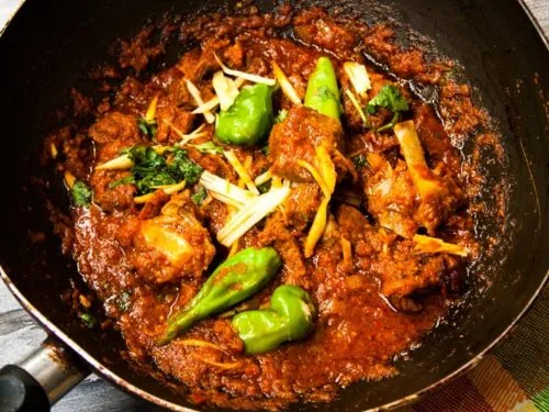 Delicious Karahi Gosht at Taste of Pakistan in Edmonton, AB